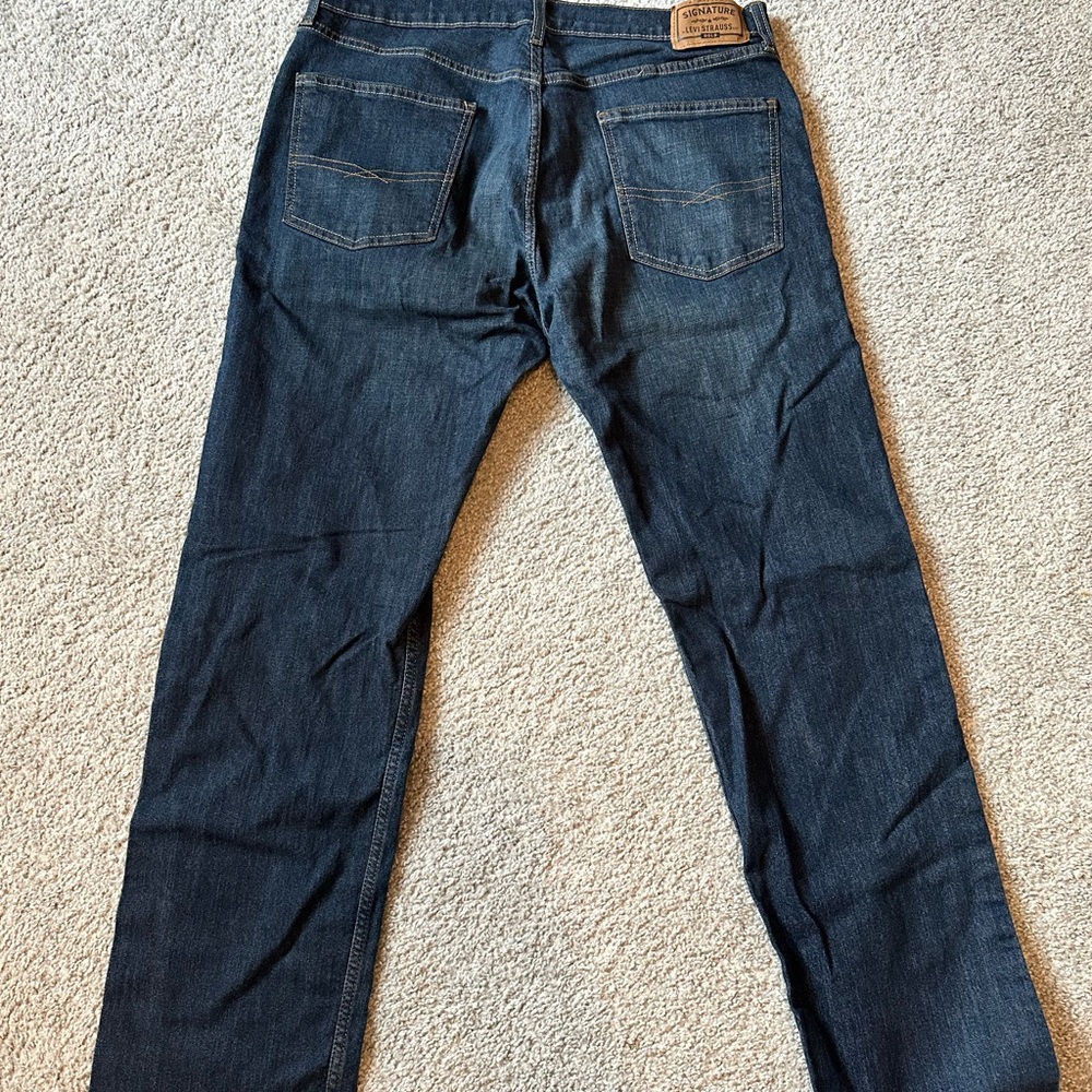 Levi's Blue Straight Jeans Classic Indigo
